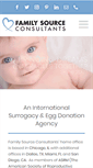 Mobile Screenshot of familysourcesurrogacy.com